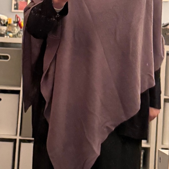 Other - Gray/Purple Asymmetric Poncho